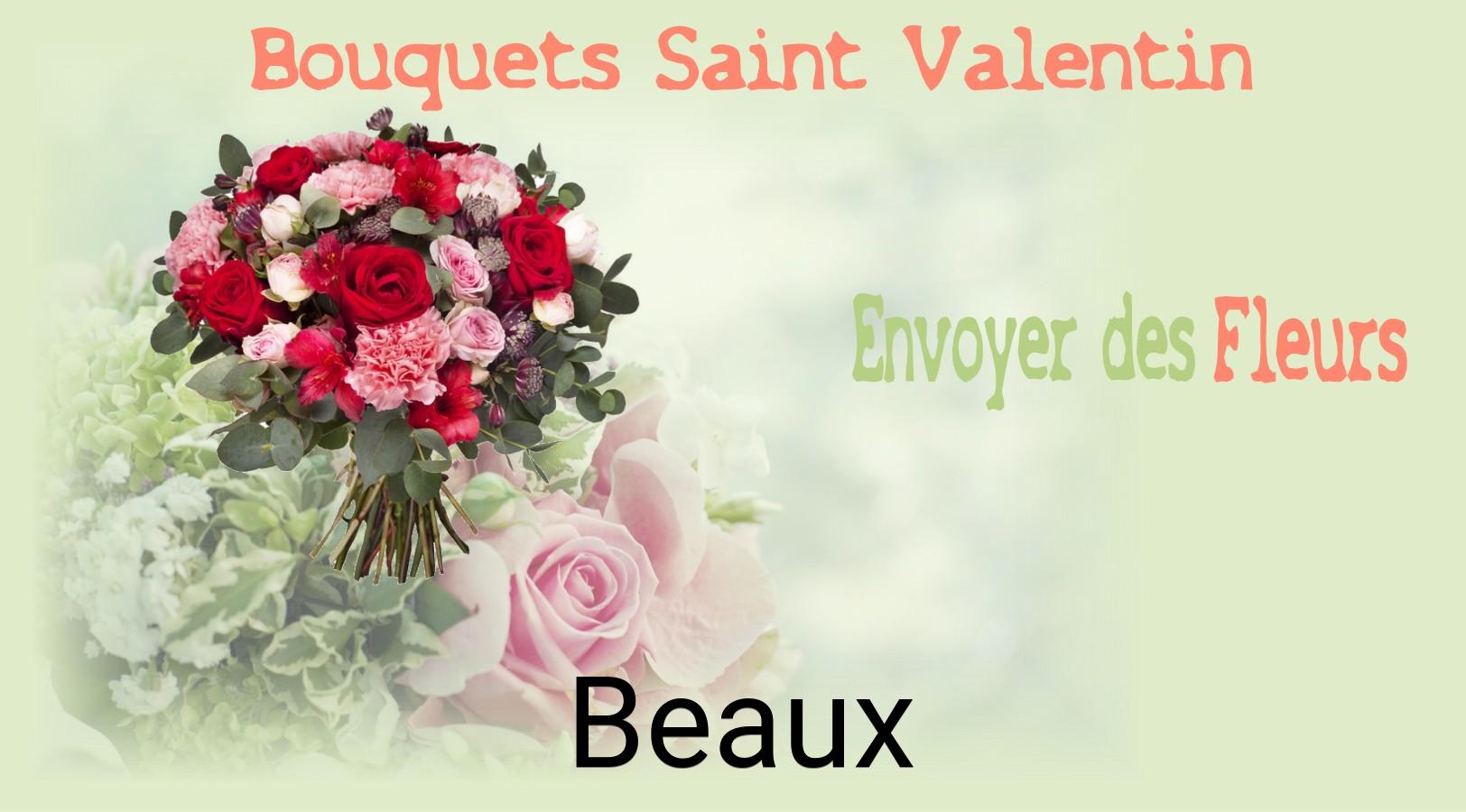 Roses de Saint-Valentin livrées à Beaux